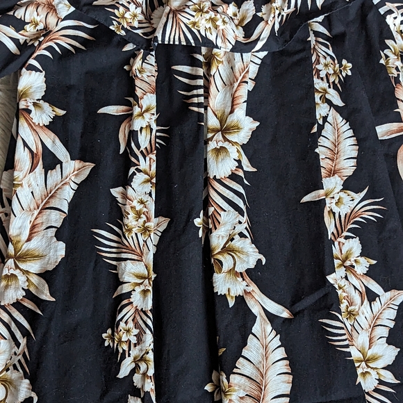 EUC Aloha Moi Hawaiian Tropical Cotton Midi Dress - Picture 6 of 13